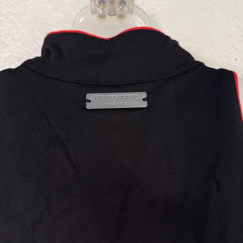 Elhoffer Design Dress Womens Large Marvelous Bolt Zip Up Costume Cosplay Black - Picture 9 of 13